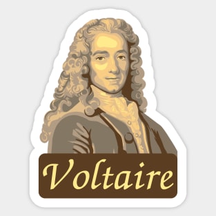 Voltaire Portrait Sticker